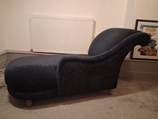 Chaise Lounge Chair Dark Blue-