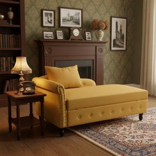 Modern Chaise Sofa - Yellow