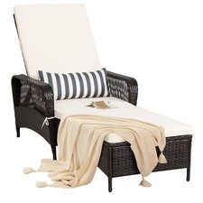 COSTWAY Patio PE Wicker Rattan