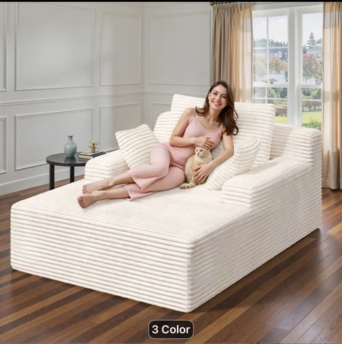 Oversized chaise lounge - oversized,