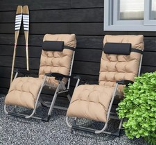 2 Piece Folding Chaise Lounge