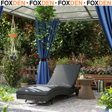 Patio Wicker Chaise Lounge