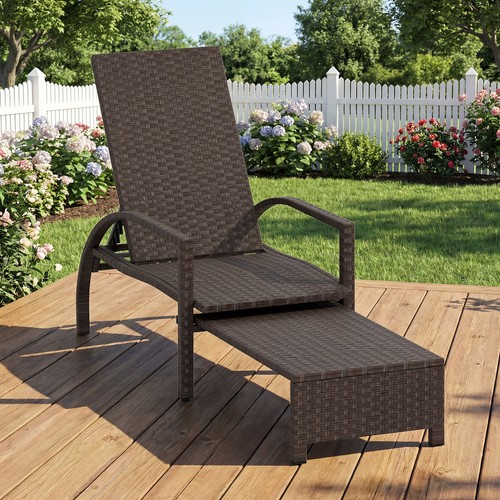 Reclining lounge chair outdoor - reclining,