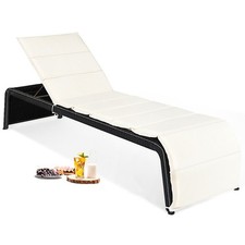 Patio Chaise Lounge Wicker