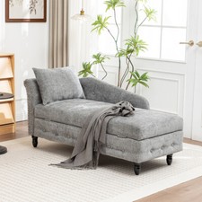 Luxury Chenille Fabric Chaise