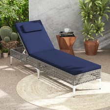 GAINOOM Rattan Navy Sun