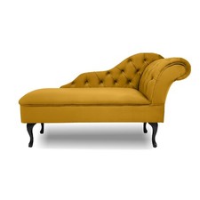 Chesterfield Lemon  Chaise